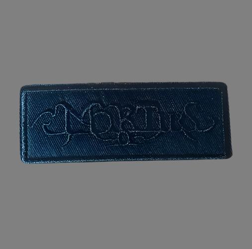 Black On Black Logo 3.5" Patch