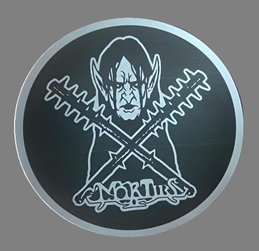 Crossed Clubs Sticker