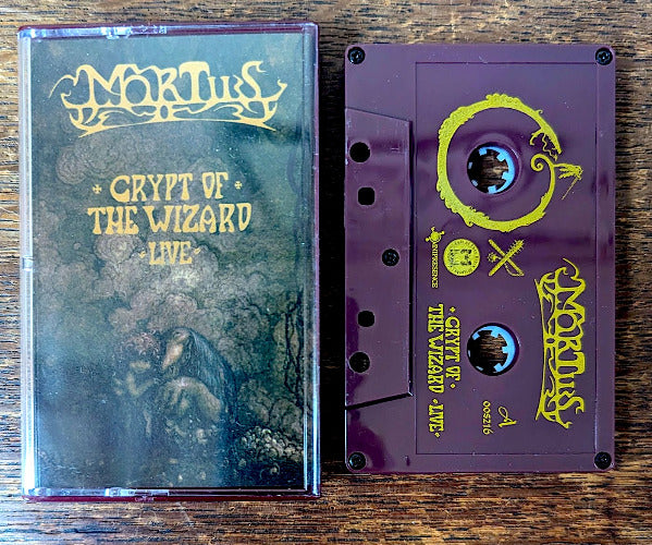 Crypt Of The Wizard (Live) Limited Edition Cassette Maroon Shell